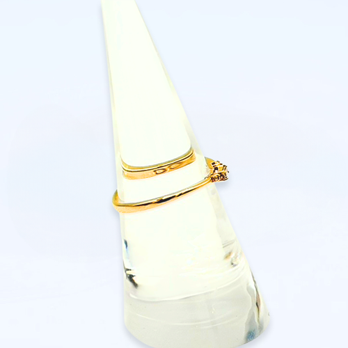 K18 Diamond ring simple