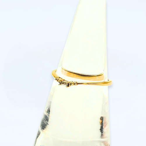 K18 Diamond ring simple