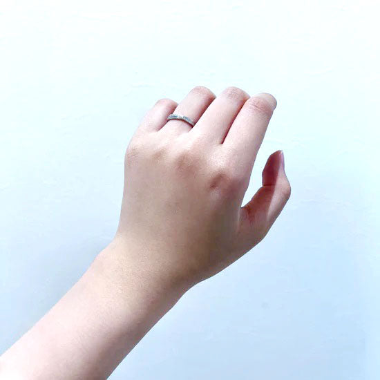 Pt900 Cross ring