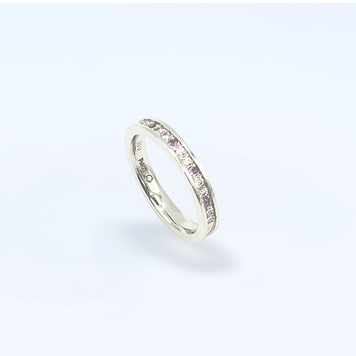 Pt900 Diamond eternity ring