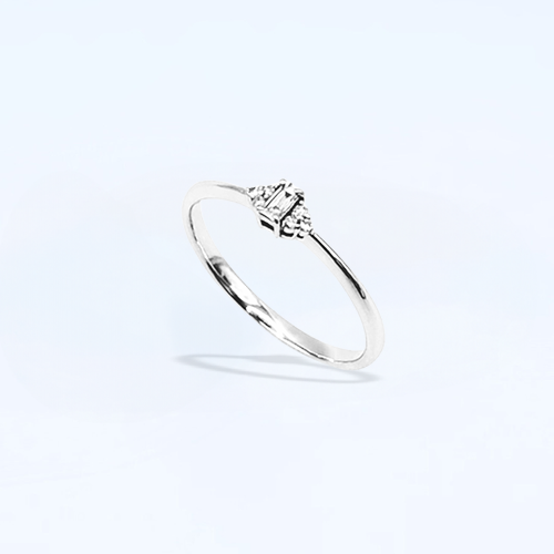 K18WG Diamond ring precious